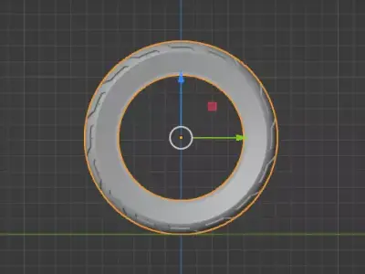 moto tire dv4a highpoly non brand 3D model 3D model