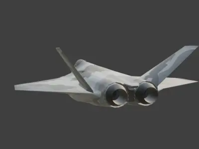 fa38 airplane Low-poly 3D model