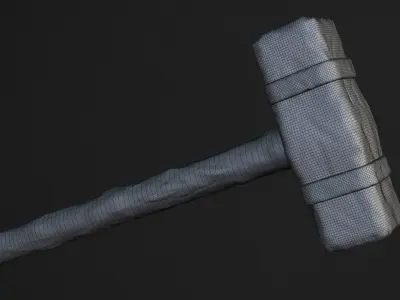 Vikings Rock Hammer  3D model