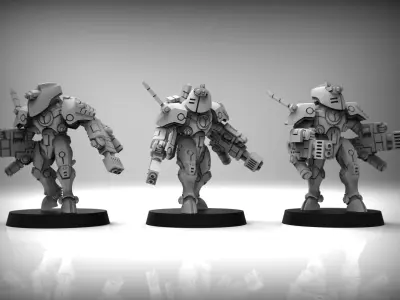 Fish Head Commanders Free 3D print model