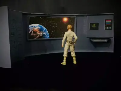 USS Enterprise Bridge Main View Screen - The Wrath of Khan 3D print model