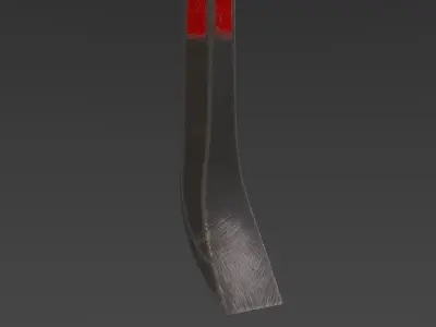 Crowbar cane 3D model