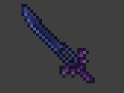 Nights Edge From Terraria Low-poly 3D model