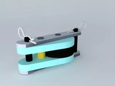 Davit Simple 3D model