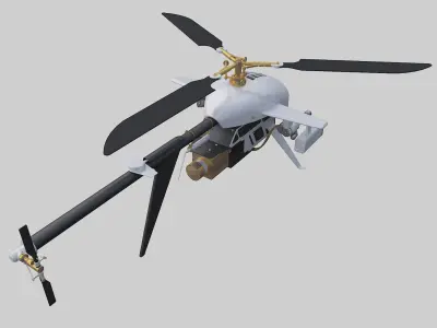 Predator helicopter drone 3D model