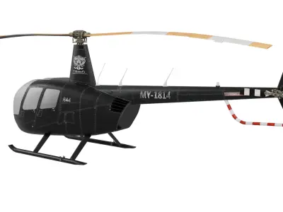 Robinson R44 3D model purchase