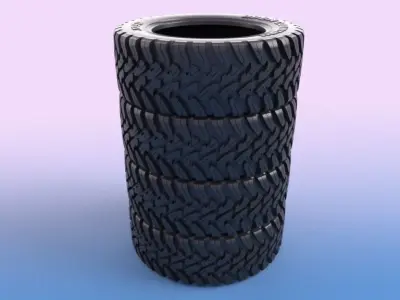 All Terrain Tire Free 3D model