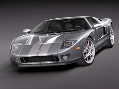 Ford GT40 3D model buy