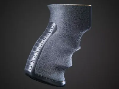 Pistol Grip forward tactical Low-poly 3D model