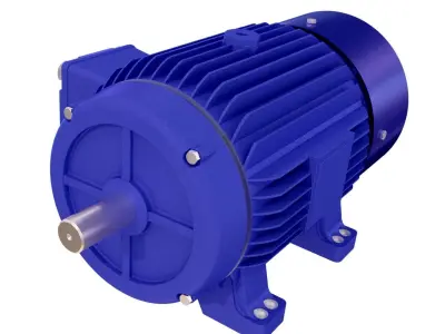 Electric motor 3D model purchase