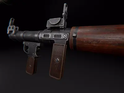 AAA RPG-7 Game Ready PBR Low-poly 3D model