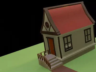 lowpolly ev 3D model