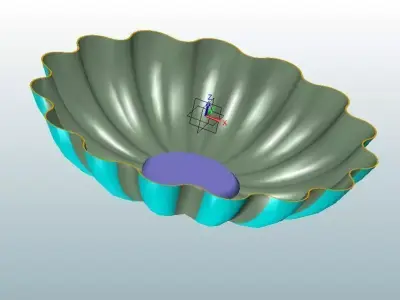 Cake mold 01 Free 3D model