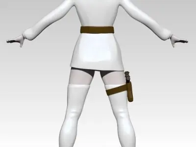 Princess Leia 3D model purchase