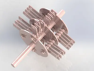 Small Scale Hammer Mill  3D model