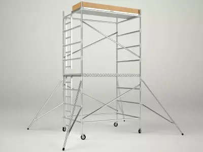 Scaffold tower 18 3D model