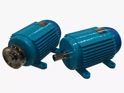 Electric Motor 3D model get