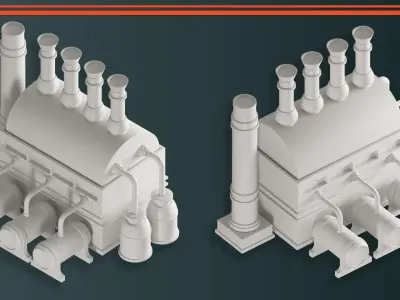 Factory Units-VOL03 3D model