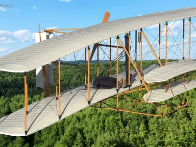 Wright Flyer 3D model