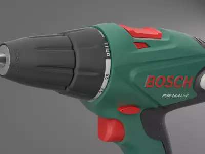 Cordless drill screwdriver Bosch PSR 14 4 LI 2 3D model