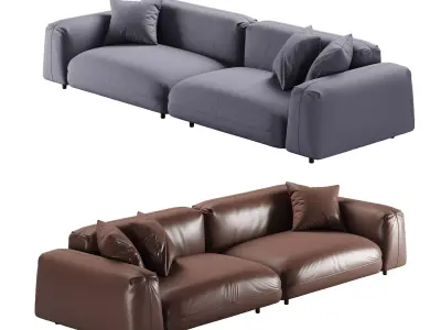 TOKIO SOFT Sofa By Arflex 3D model