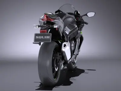 Kawasaki Ninja ZX10R SE 2018 3D model