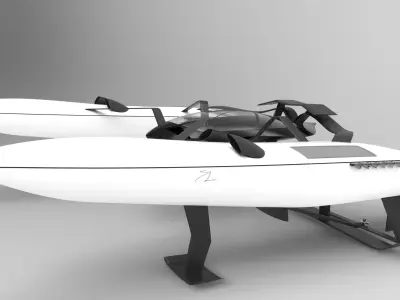 SeaLine hovercraft Free 3D model