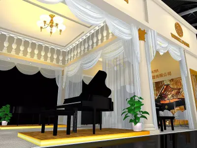 Exhibition - Area - 9X6-3DMAX2009-085 3D model