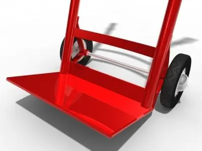 hand truck 3D model 5