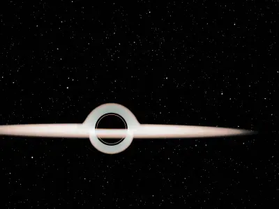 BLACK HOLE -  High-Quality Space Simulation Asset 3D model