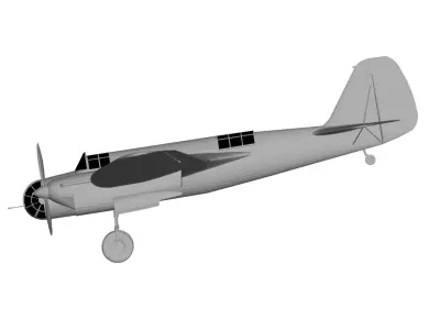 Tupolev SB 3D model