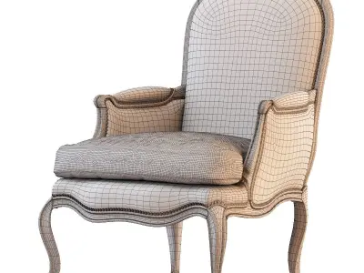 L XV BERGERE armchair 3D model