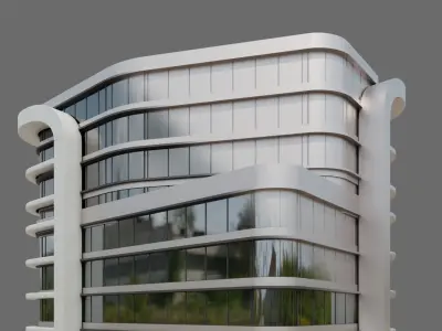 High-Rise Building ID011 3D model
