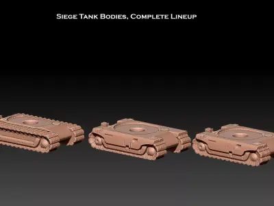 Dune 2 Siege Tank 3D print model