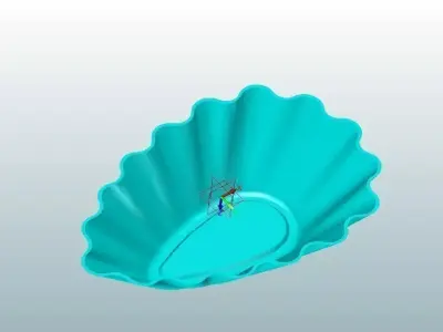Cake mold 03 Free 3D model