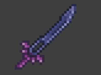 Nights Edge From Terraria Low-poly 3D model
