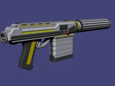 E11 - E20 Blaster Pistols 3D model