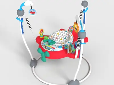 BABY WALKER JUMPEROO Low-poly 3D model