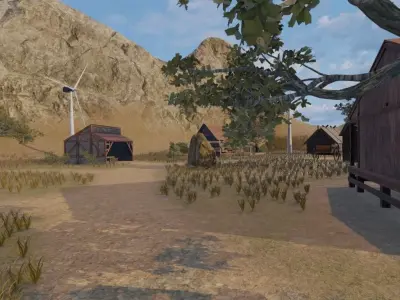 Windmill Village 3D model