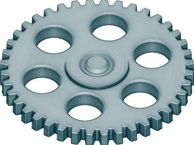 SteamPunk Alpha Pack 01 - 60 Gear Brush - 4k PNG 16bit - SBSAR Texture