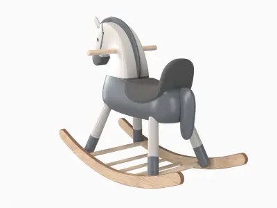 Rocking Ride-On Low-poly 3D model purchase