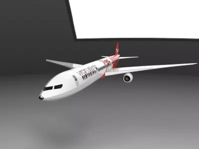 boeing 777 Free 3D model purchase