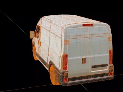 Fiat Ducato Panel Van 3D model