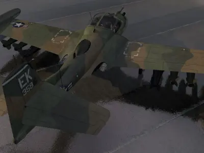 Cessna A-37B Dragonfly 3D model