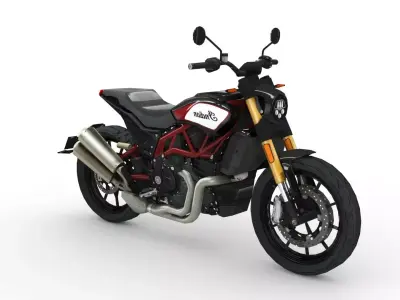 Indian FTR 1200  Low-poly 3D model