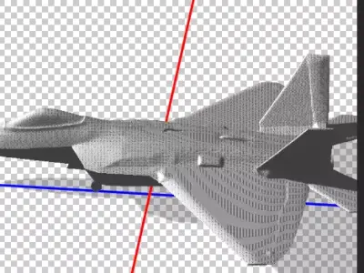 FIGHTER JET F22 3D model