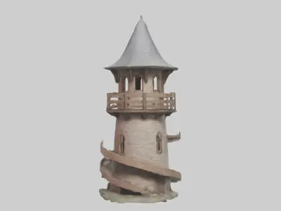 Watchtower Model Low-poly 3D model