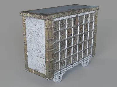 Chatham 5 Drawer Accent Chest 3D model