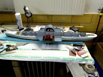 Paddle wheel 100mm with blade control 3D print model
