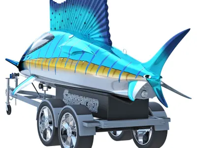 Jet Ski Seabreacher Salefish 3D model